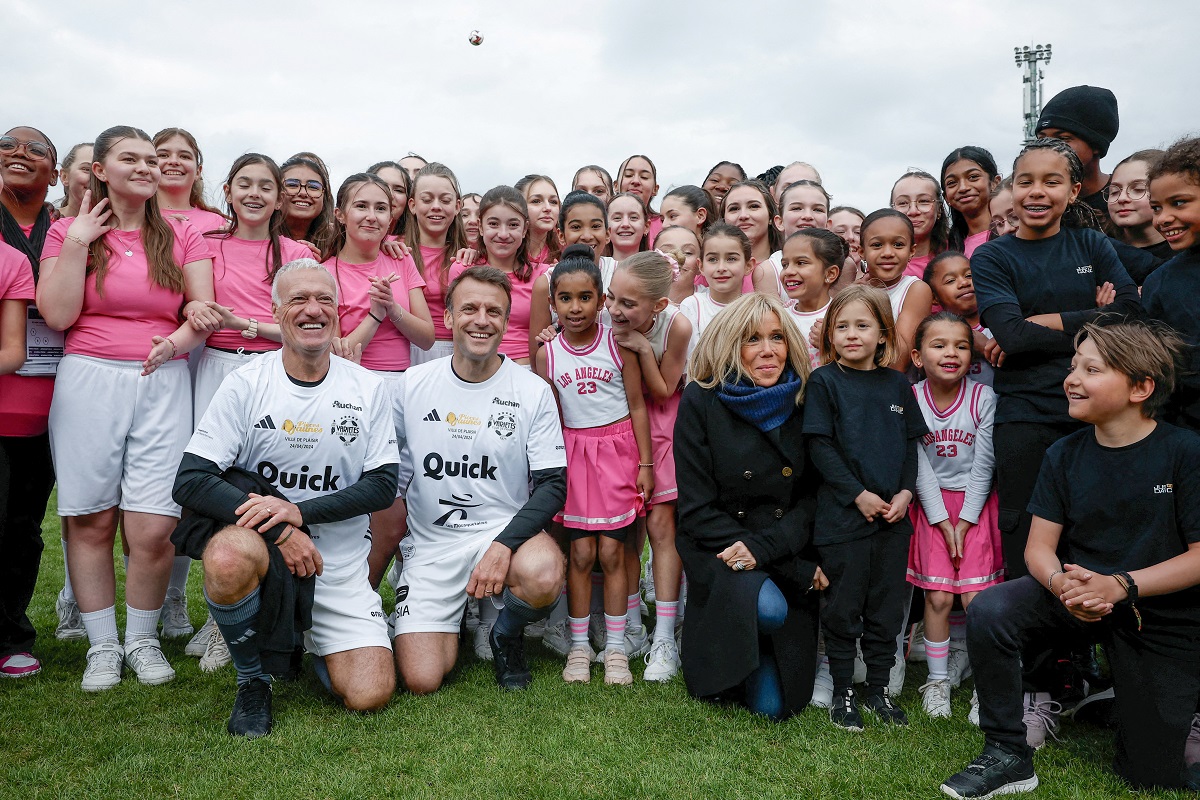 FRANCE-POLITICS-SPORT-CHARITY-HOSPITAL