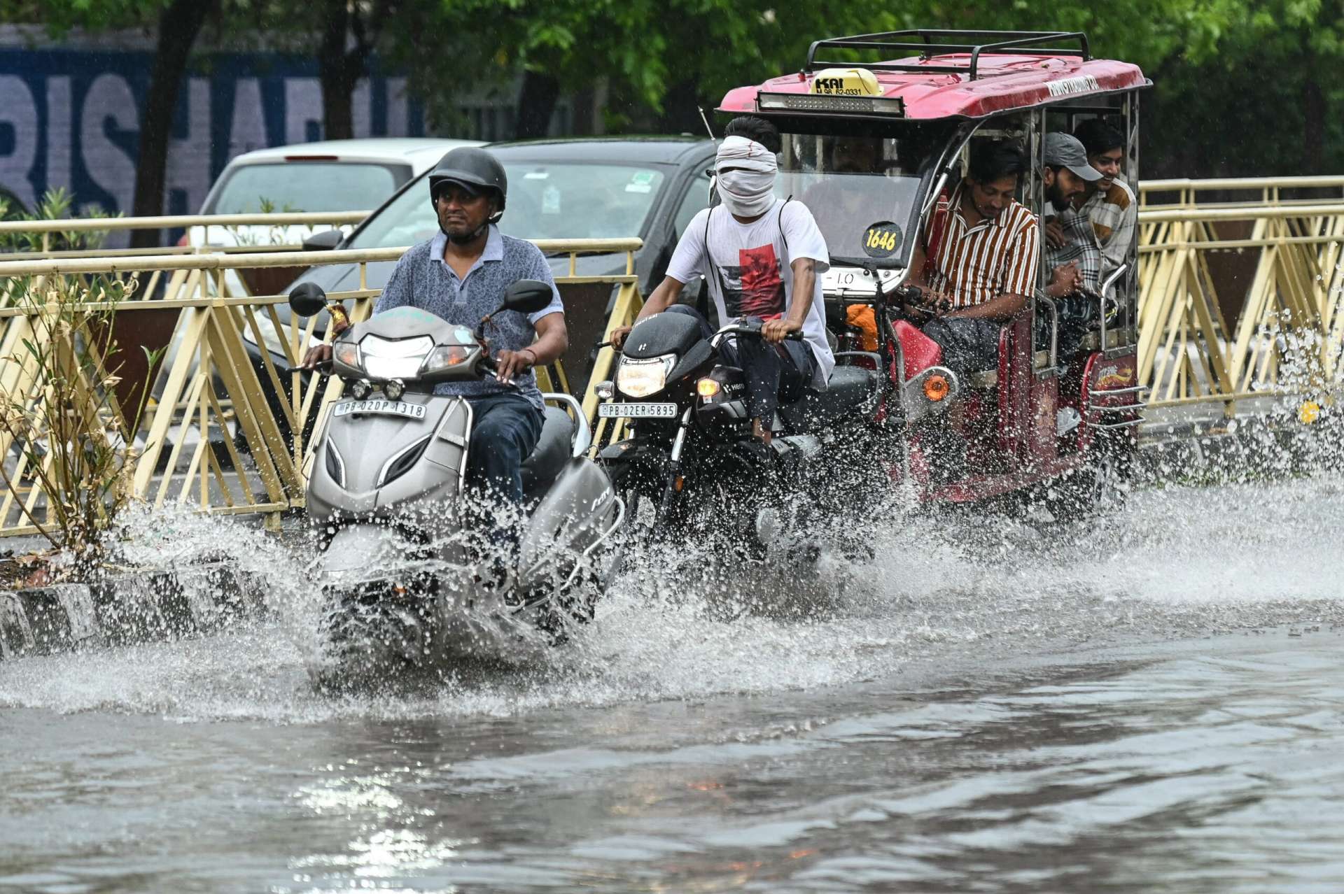 INDIA-WEATHER-RAIN
