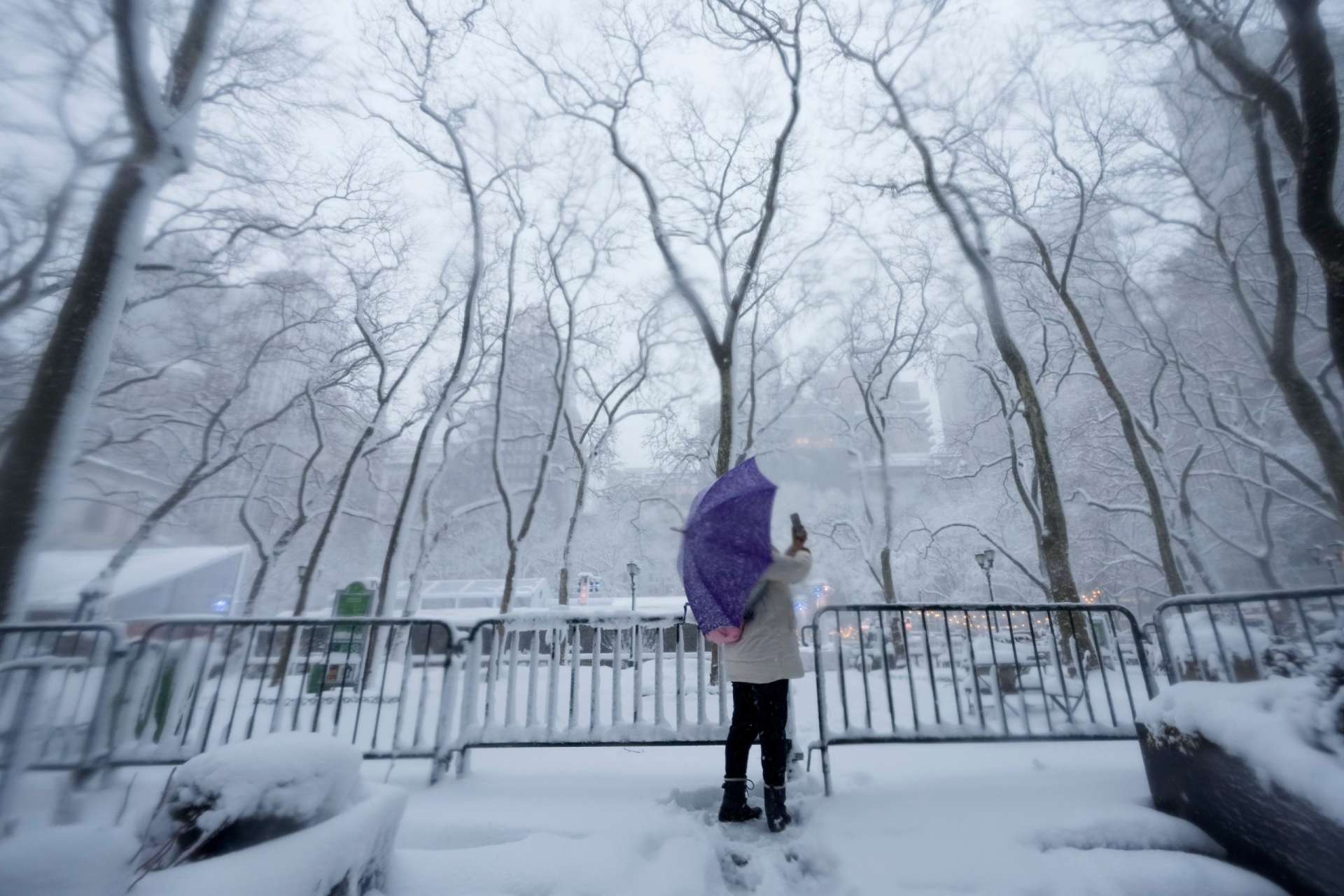 APTOPIX Winter Weather New York